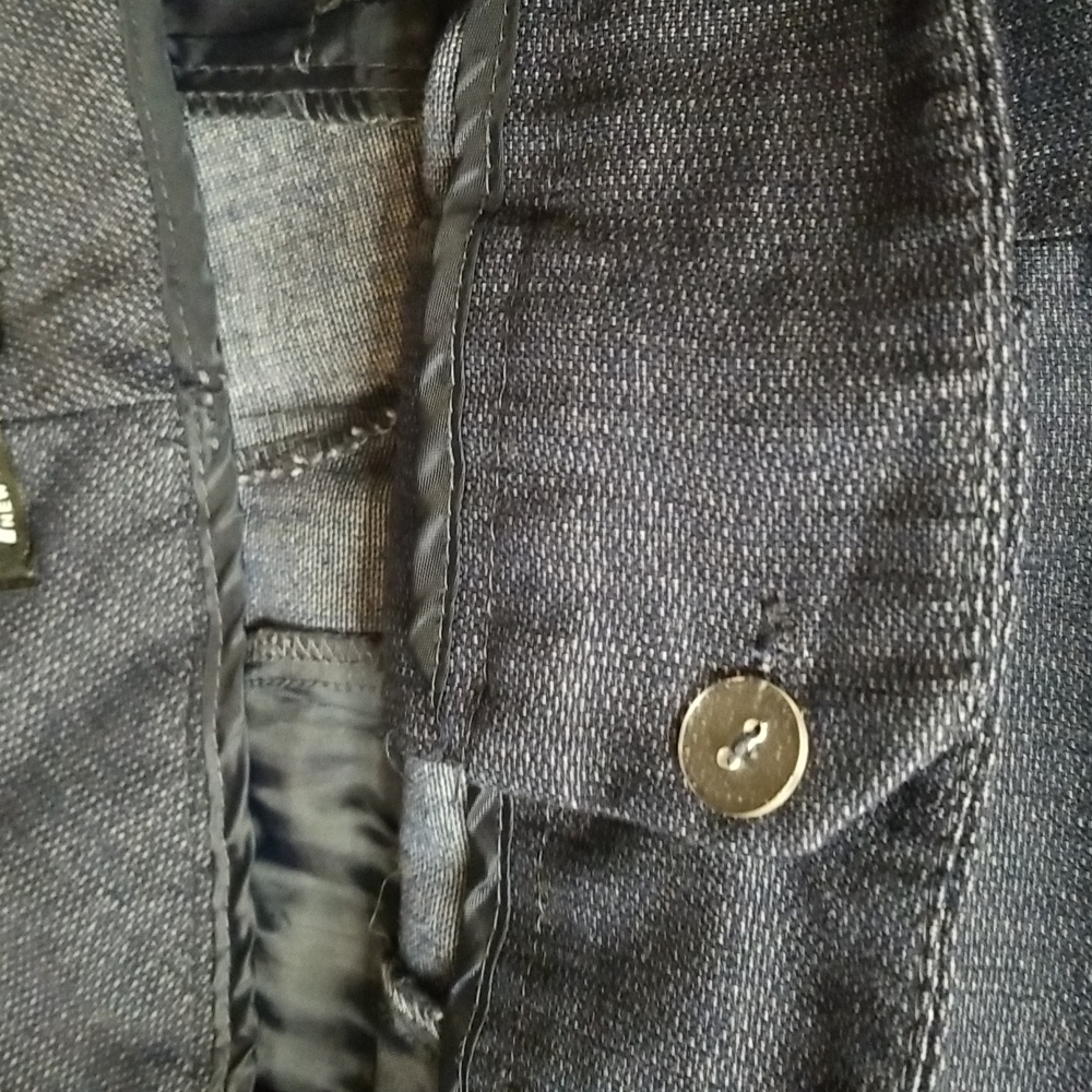 New York & Company Dark Charcoal Textured Dress Pants - Picture 7 of 8